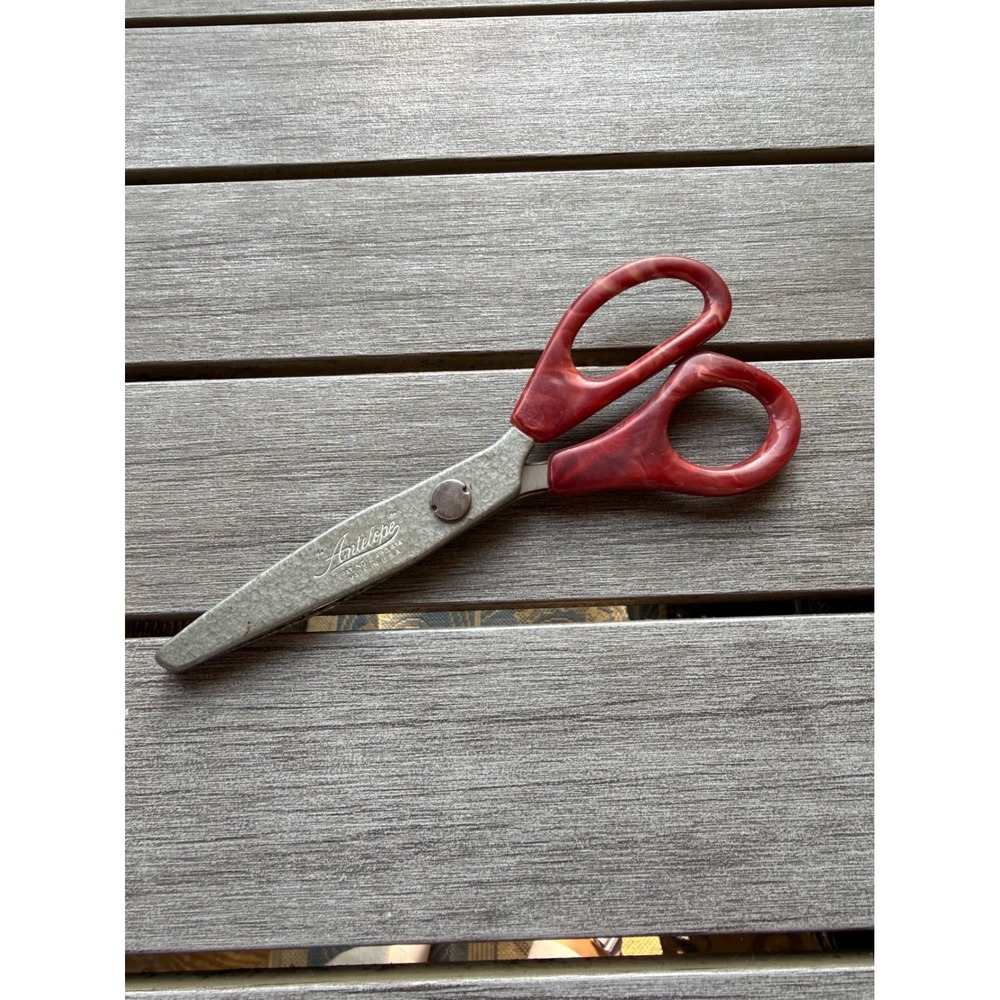 Vintage Antelope Pinking Shears Scissors #23223